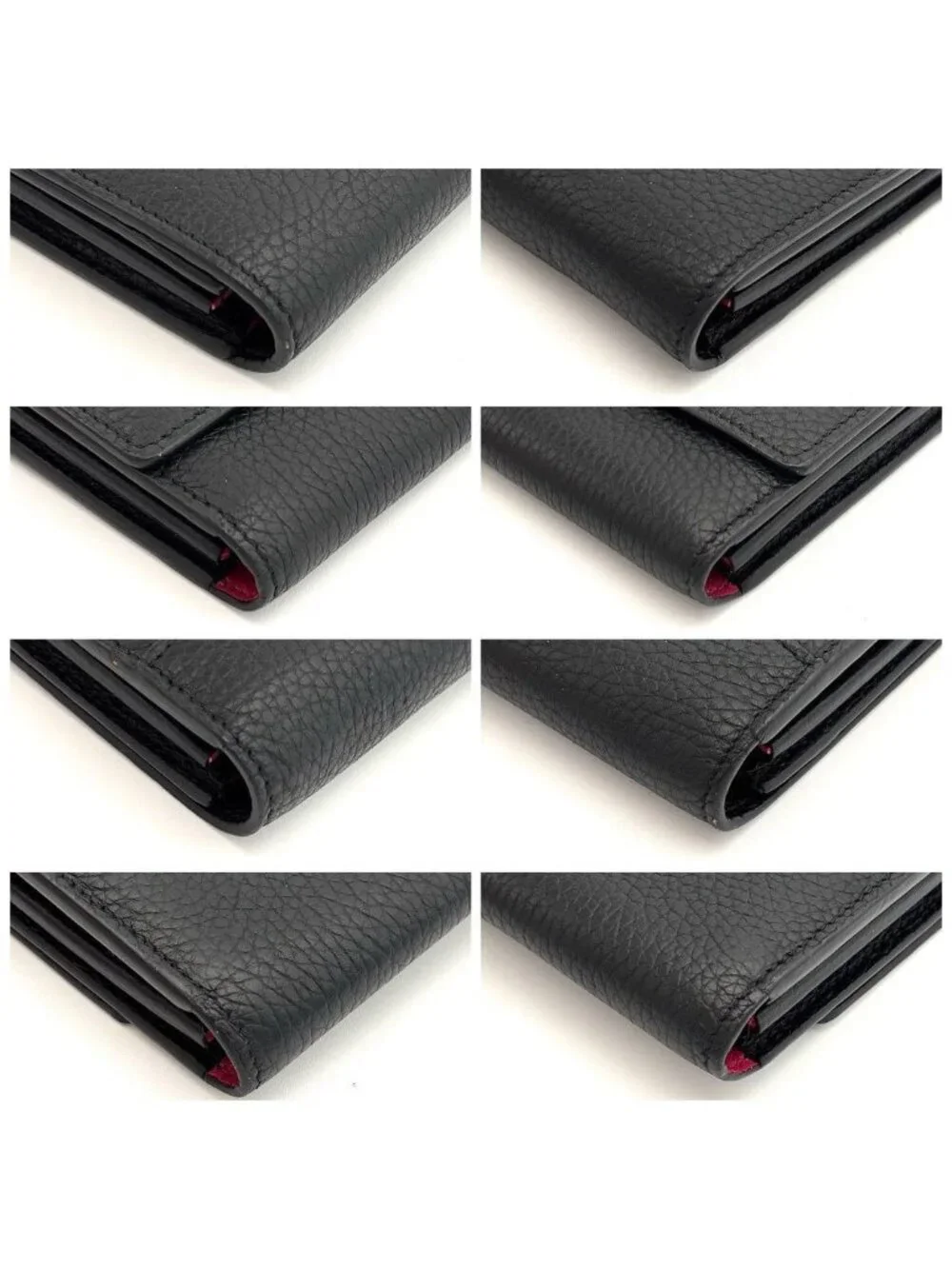 Louis Vuitton Wallet Portefeuille Capucines Black Pink